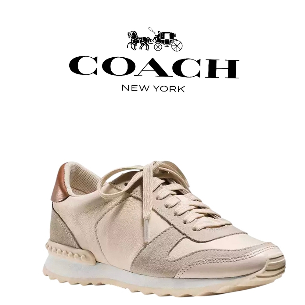 Authentic Coach New York Moonlight Sneakers Q6640 Size:10M
